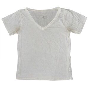 Nollie White V-Neck Short Sleeve Tee XS
